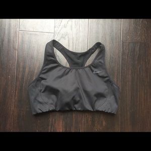 Grey Nike High Support Sports Bra